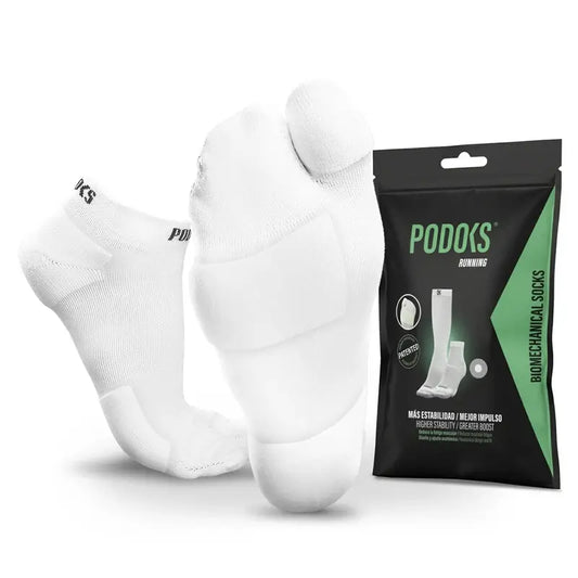 Podoks Running Ankle Socks H2 White