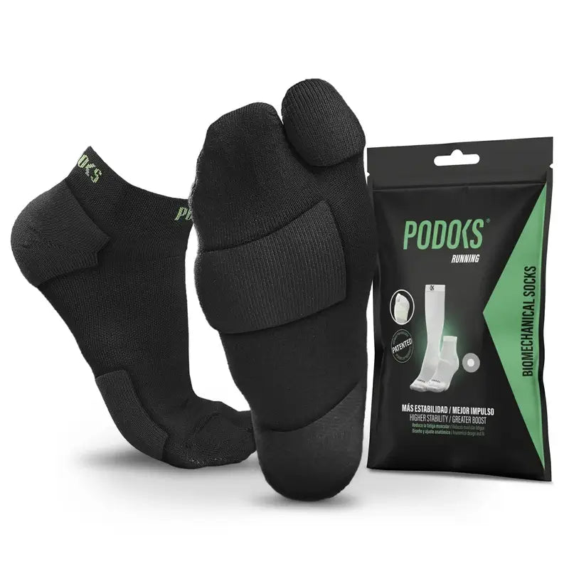 Podoks Running Socks Ankle H2 Black
