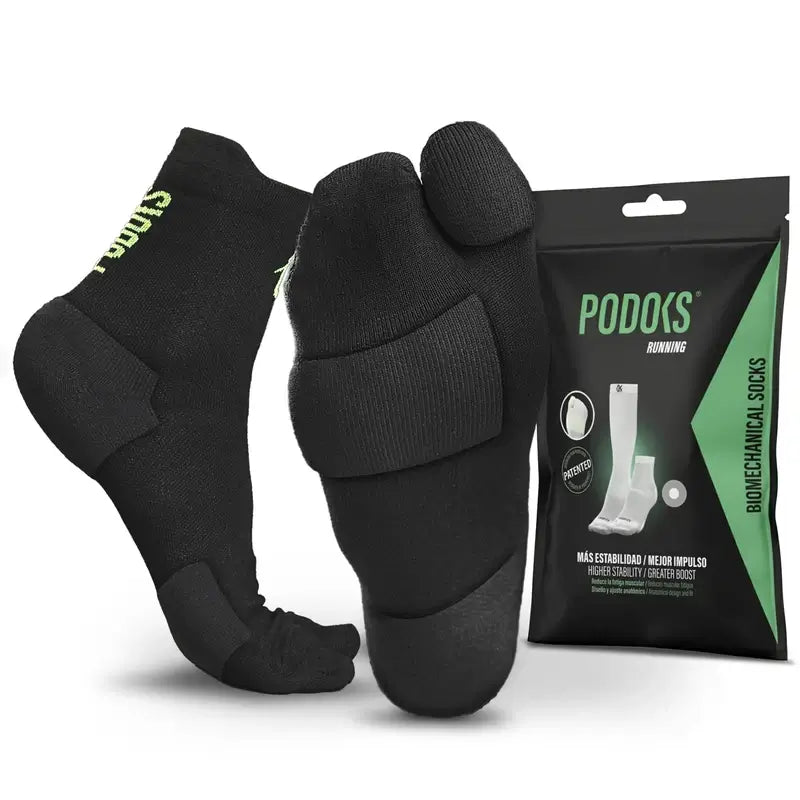 Chaussettes de course Podoks H3 Medium Black