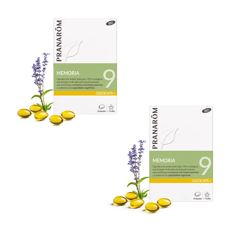 Pranarôm 9 Bio Mémoire, 2X30 Capsules