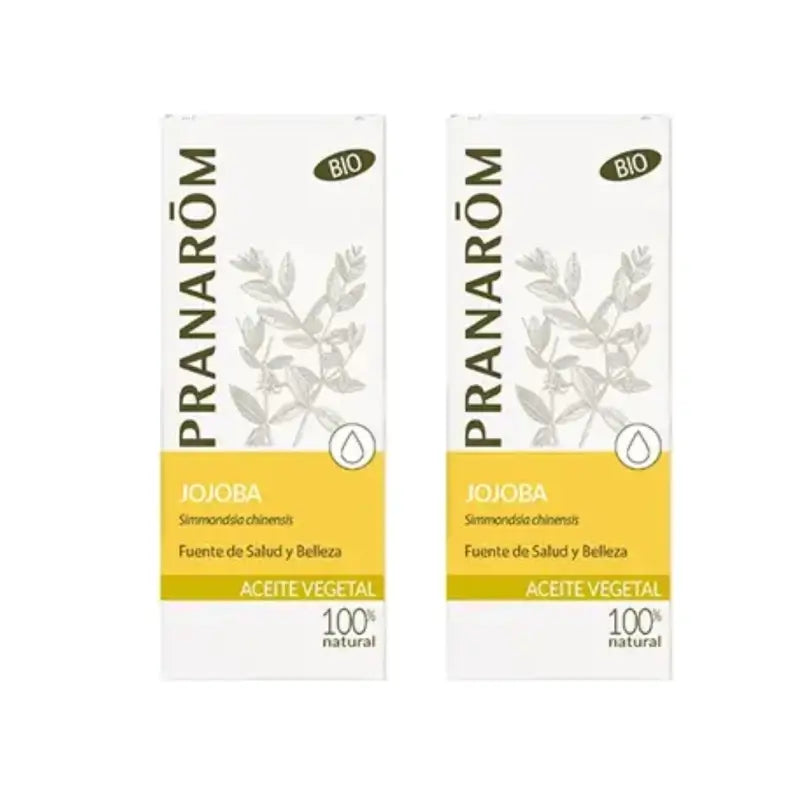 Pranarôm Huile végétale de Rose Musquée, 2X50Ml