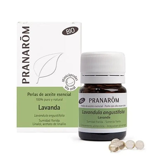 Pranarom Perles d'huile essentielle de lavande, 60 minicapsules