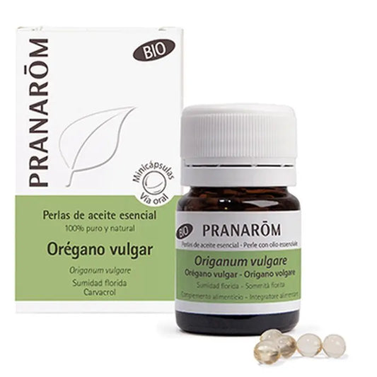 Pranarom Huile Essentielle Perles Origan, 60 mini capsules