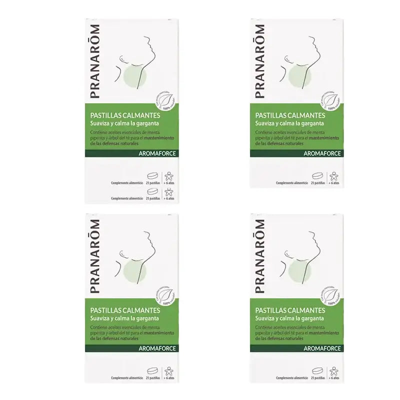 Pranarôm Aromaforce, 4X21 Pastilles pour la gorge