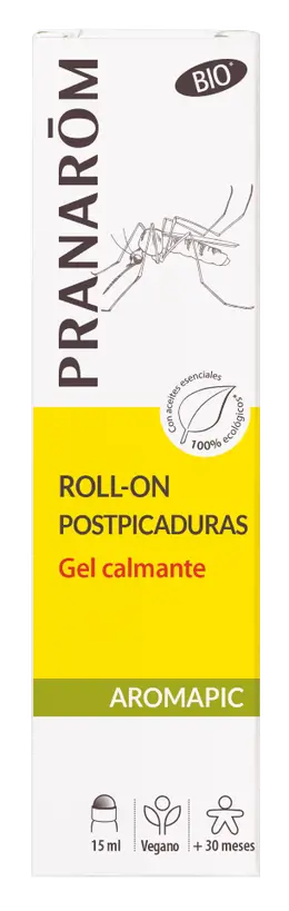 Pranarom Aromapic Roll-On Organic Post-Spray Soothing Gel, 15 ml