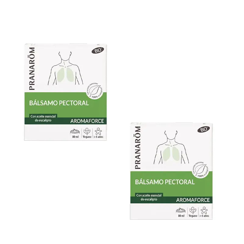 Pranarôm Gélules Bronchiques aux Huiles Essentielles 100% Bio , 2X30 Gélules