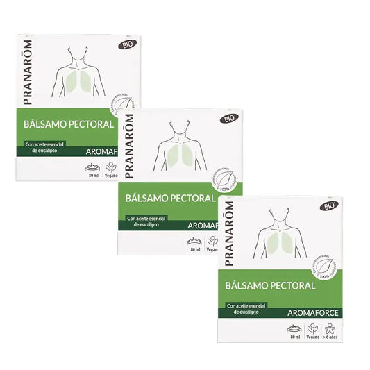 Pranarôm Gélules Bronchiques aux Huiles Essentielles 100% Bio , 3X30 Gélules