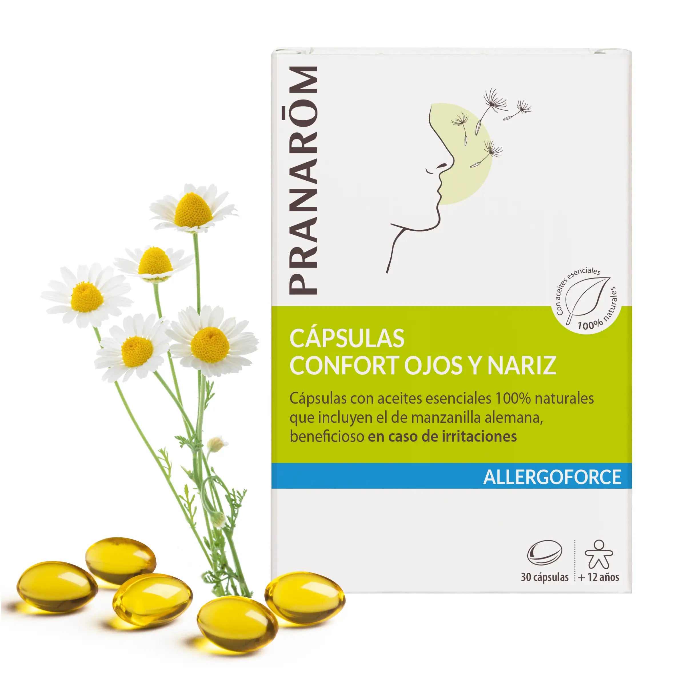 Pranarom Allergoforce Confort des yeux et du nez, 30 gélules