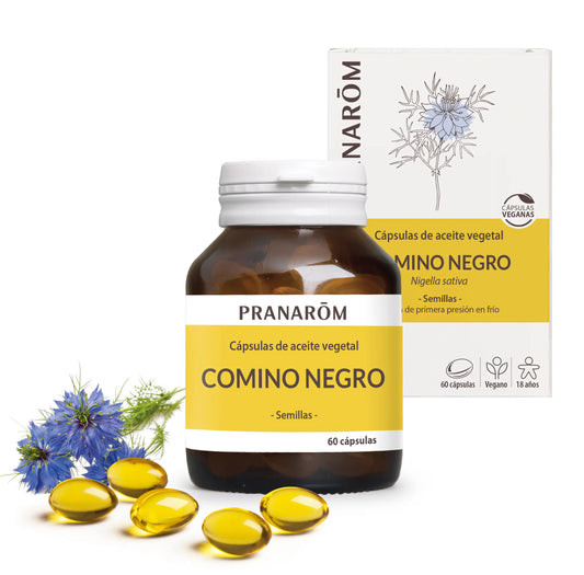 Pranarom Black Cumin Vegetable Oil, 60 capsules