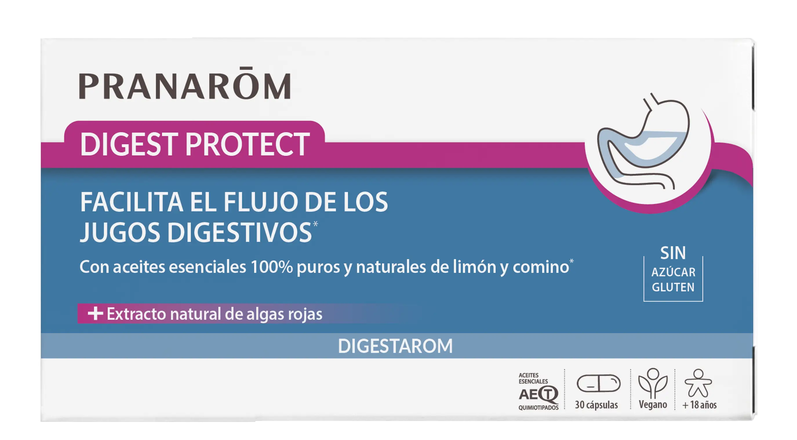 Pranarom Digestarom Digest Protect, 30 capsules