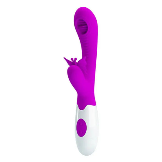 Pretty Love Moth Licking & Vibrating Lila