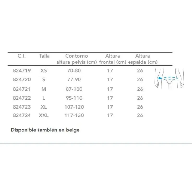 Primspine Care Soutien lombosacré Gaine croisée lombaire semi-rigide Gris L