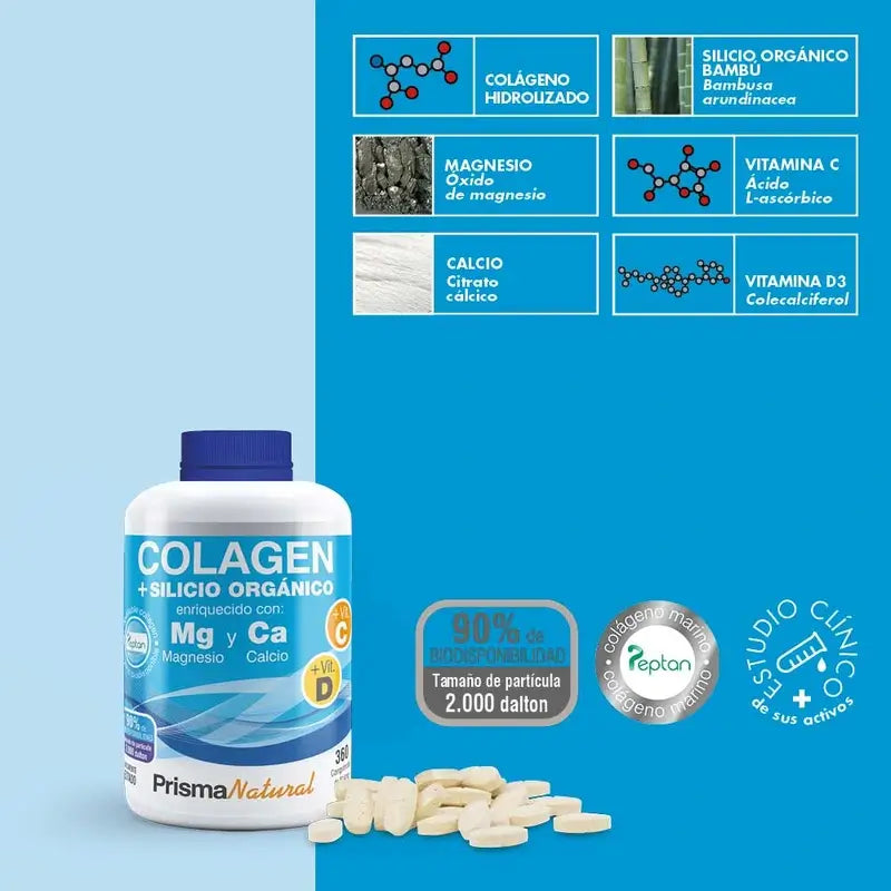 Prisma Natural Peptan Marine Collagen + Organic Silicon, 360 comprimés