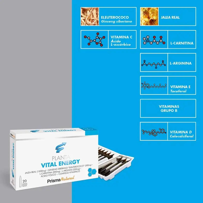 Prisma Natural Plantavital Energy 20 ampoules x 10 ml