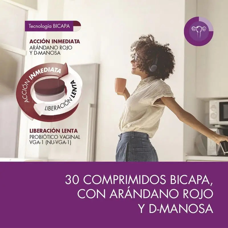 Gynactiv Cystu-Balance + Probiotique, 30 Comprimés