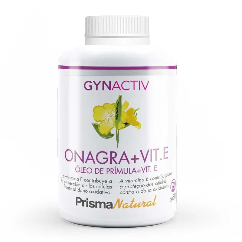 Prisma Natural Gynactiv Onagre + Vitamine E, 60 perles