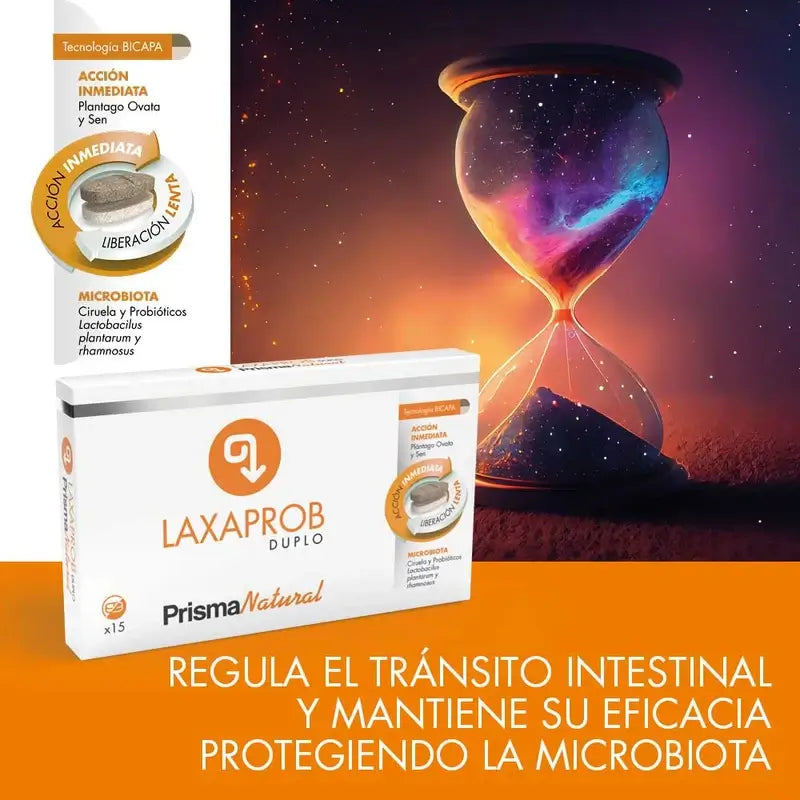 Prisma Natural Laxaprob Bicapa, 15 Comprimés
