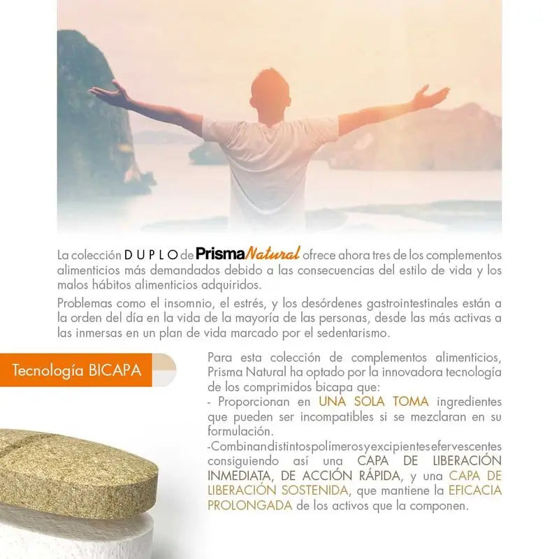 Prisma Natural Melatonin Bicapa Sleep, 30 comprimés