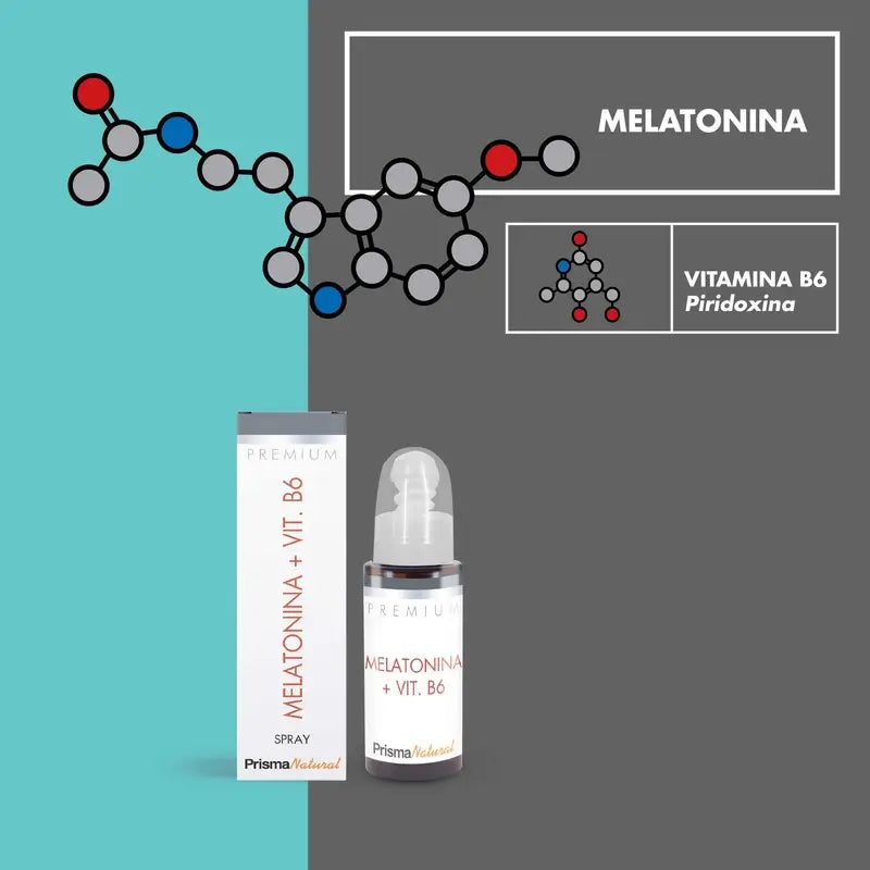 Prisma Premium Spray buccal Mélatonine + Vit B6, 50 ml