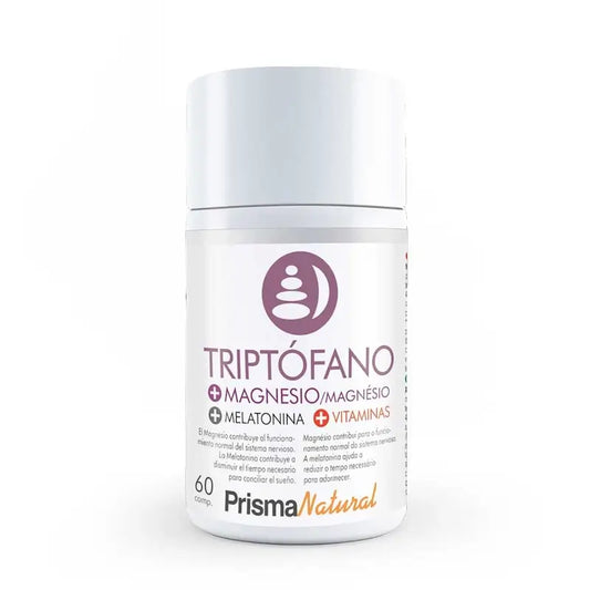 Prisma Natural Tryptophan + Mg + Melatonin, 60 Comprimés