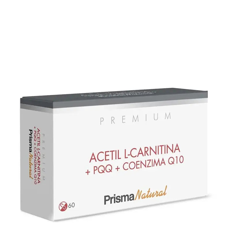 Prisma Premium Acetyl L-Carnitine+Pqq+Coenzyme Q10, 60 gélules
