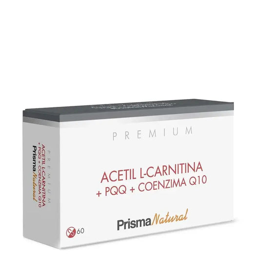 Prisma Premium Acetyl L-Carnitine+Pqq+Coenzyme Q10, 60 gélules