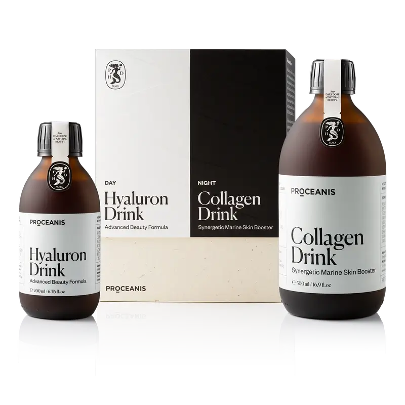 Proceanis Boisson Hyaluron 200 Ml + Boisson Collagène 500 Ml