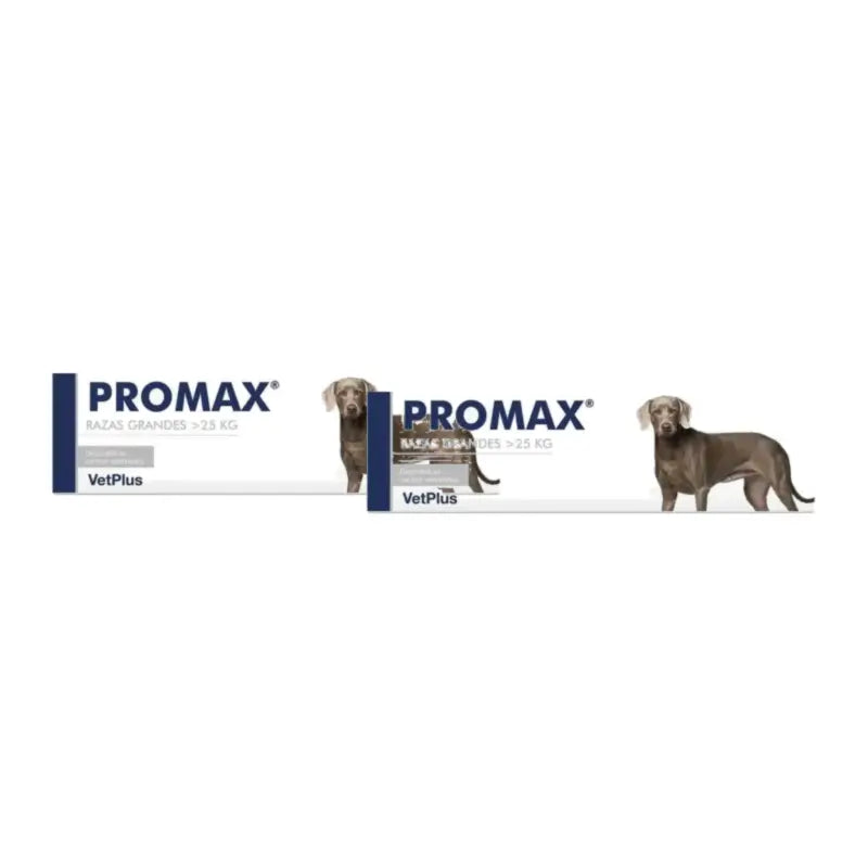 Promax Pack 2 x 30 ml, complément alimentaire antidiarrhéique pour chiens de grande race