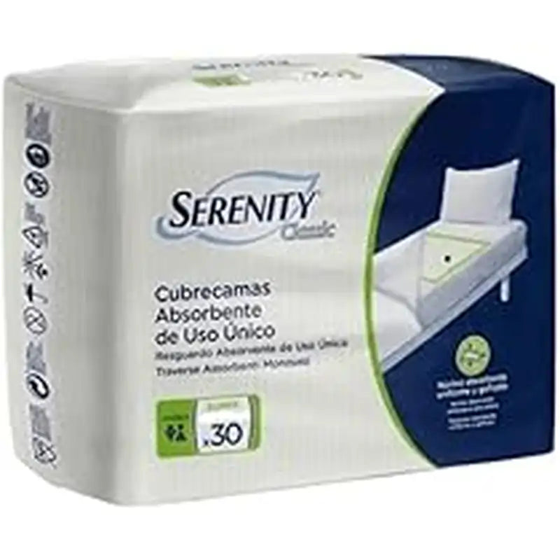 Protège-lit Serenity Protect Super 60 x 90 cm 30 unités