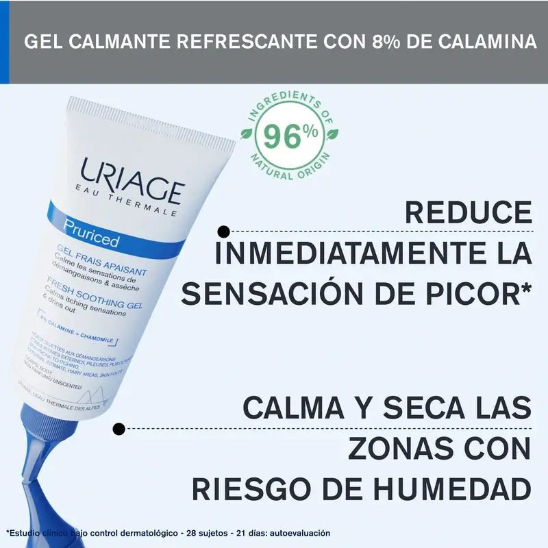 Gel apaisant anti-démangeaisons d'Uriage Pruriced 100 ml