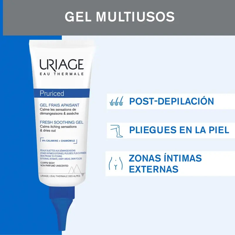 Gel apaisant anti-démangeaisons d'Uriage Pruriced 100 ml