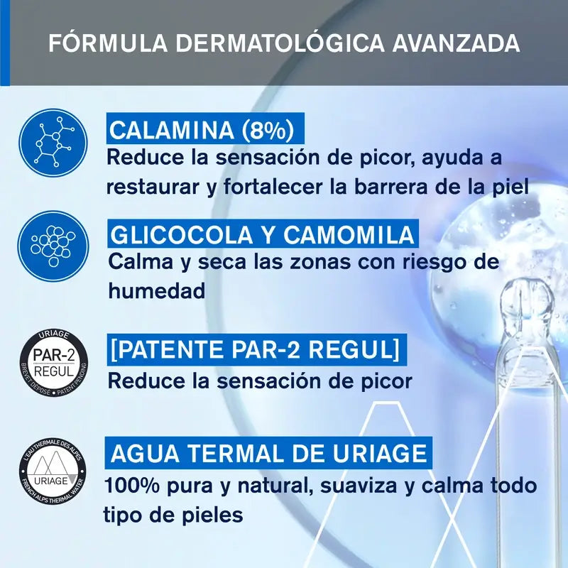 Gel apaisant anti-démangeaisons d'Uriage Pruriced 100 ml