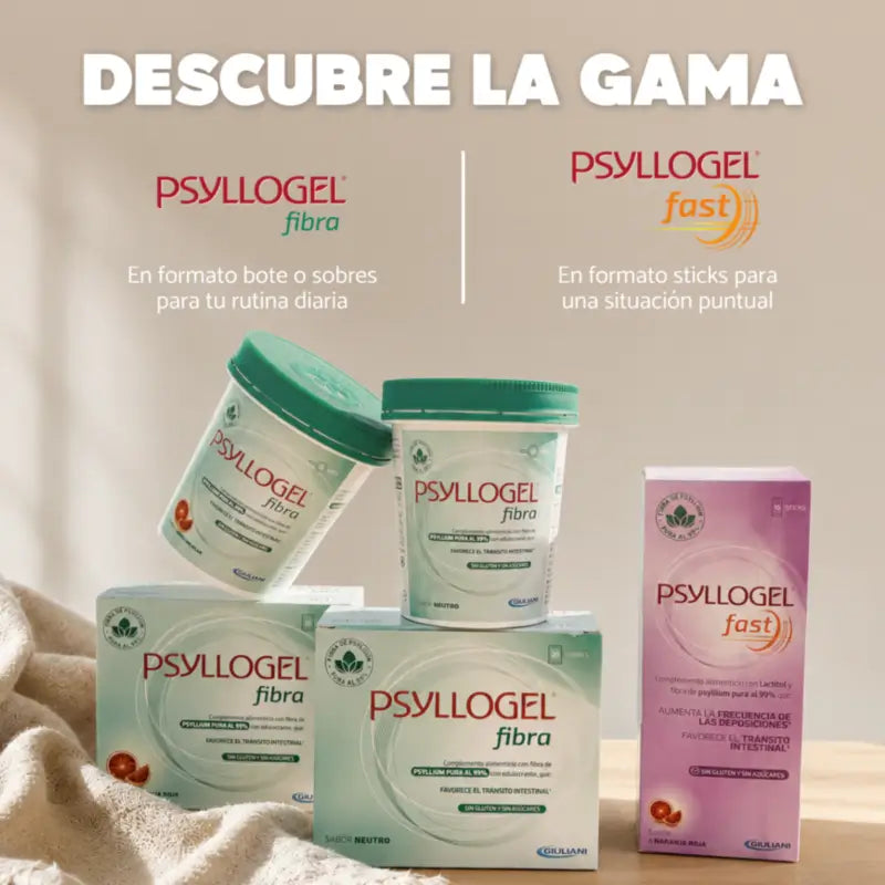 Psyllogel Fast 14,7 G Rouge Orange, 10 bâtonnets