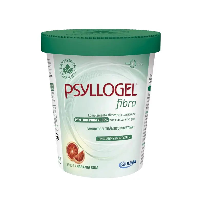 Psyllogel Fibre Rouge Goût Orange Pot de 170 G, 38 Doses