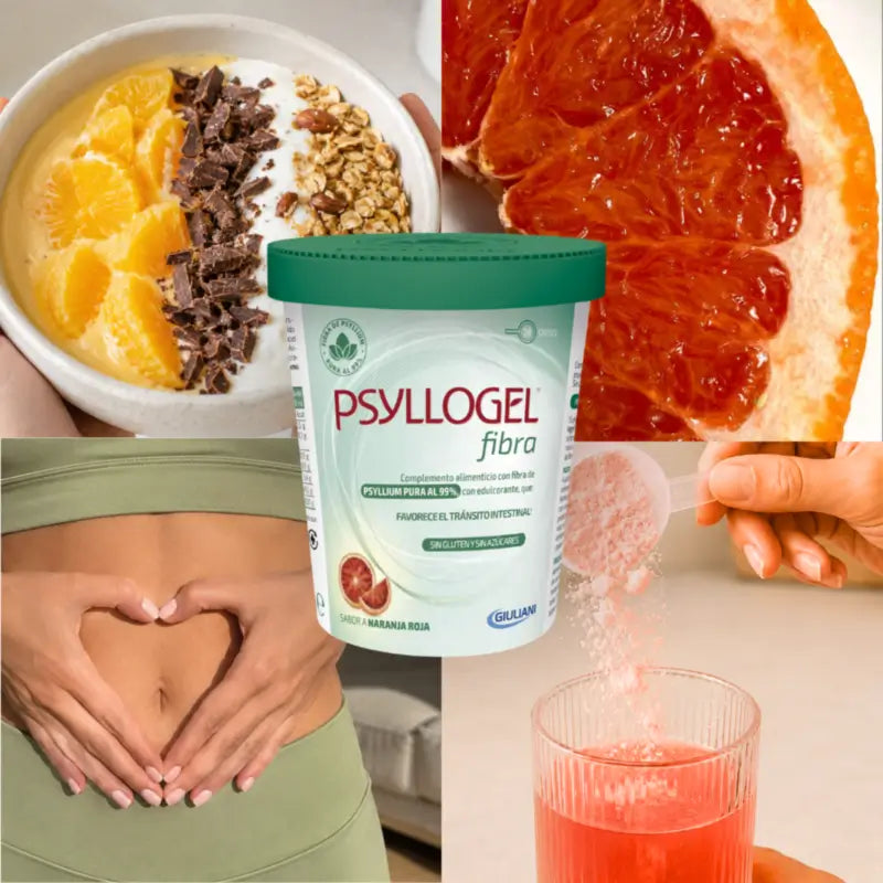 Psyllogel Fibre Rouge Goût Orange Pot de 170 G, 38 Doses