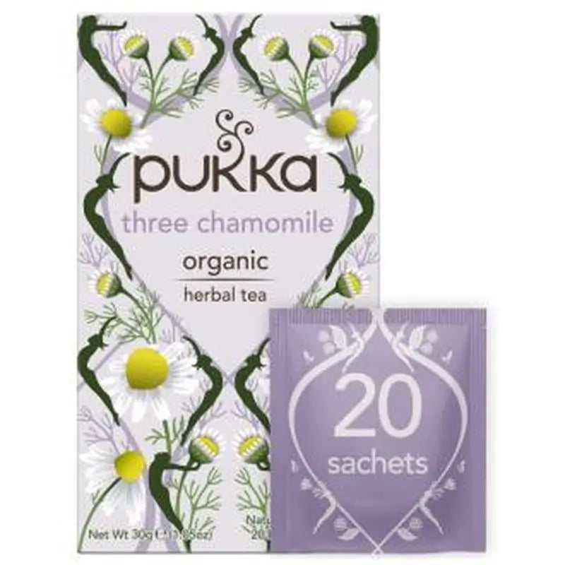 Pukka Tres Camomilas Infusion 20Ud. Bio 