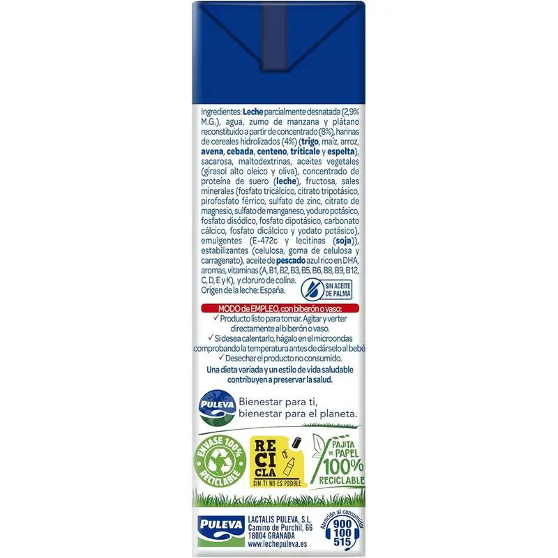 Puleva Peques 3 Croissance Céréales et Fruits 3X200 ml 10 unités