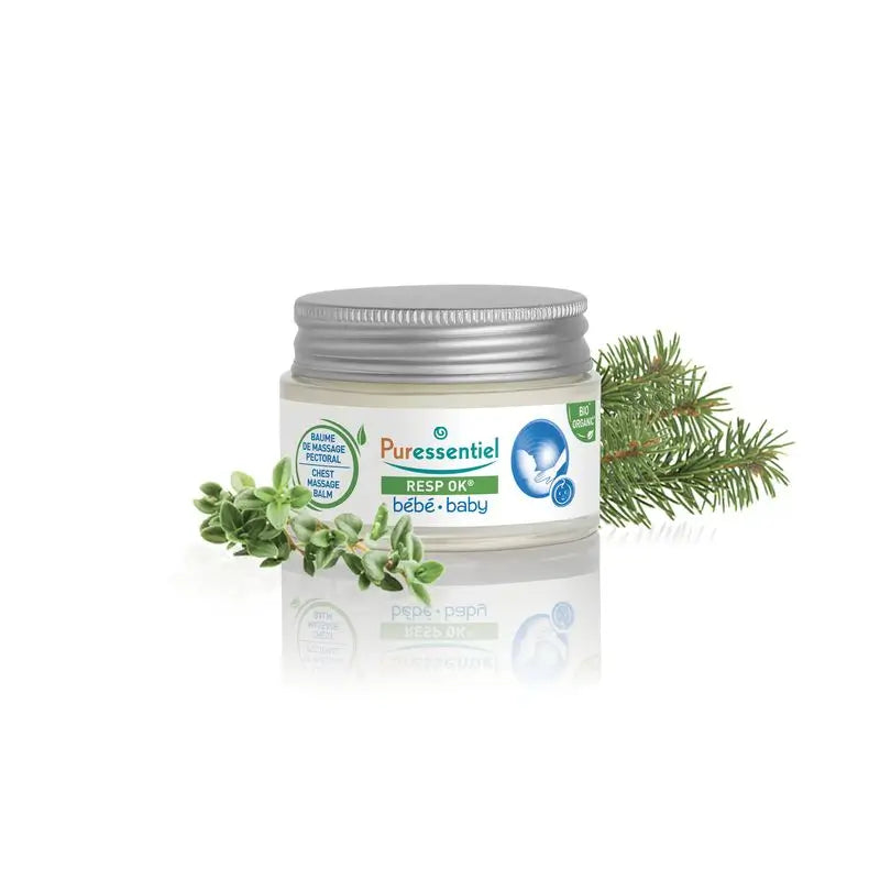 Puressentiel Baume de massage pour le thorax de bébé, 30 ml