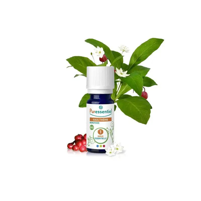 Puressentiel Wintergreen Huile Essentielle Bio, 10 ml