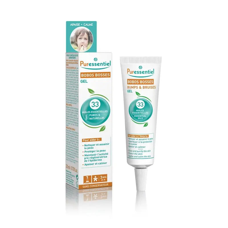 Puressentiel Gel griffes et bosses aux 33 huiles essentielles, 20ml