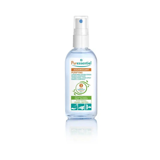 Puressentiel Lotion Purifiante Spray Mains et Surfaces, 80 ml