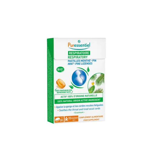 Puressentiel Pastilles pour la gorge Peppermint-Pin, 18 pièces