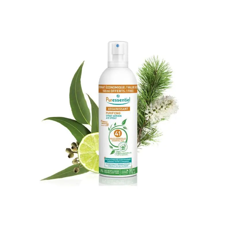 Puressentiel Spray d'ambiance purifiant aux 41 huiles essentielles, 500ml