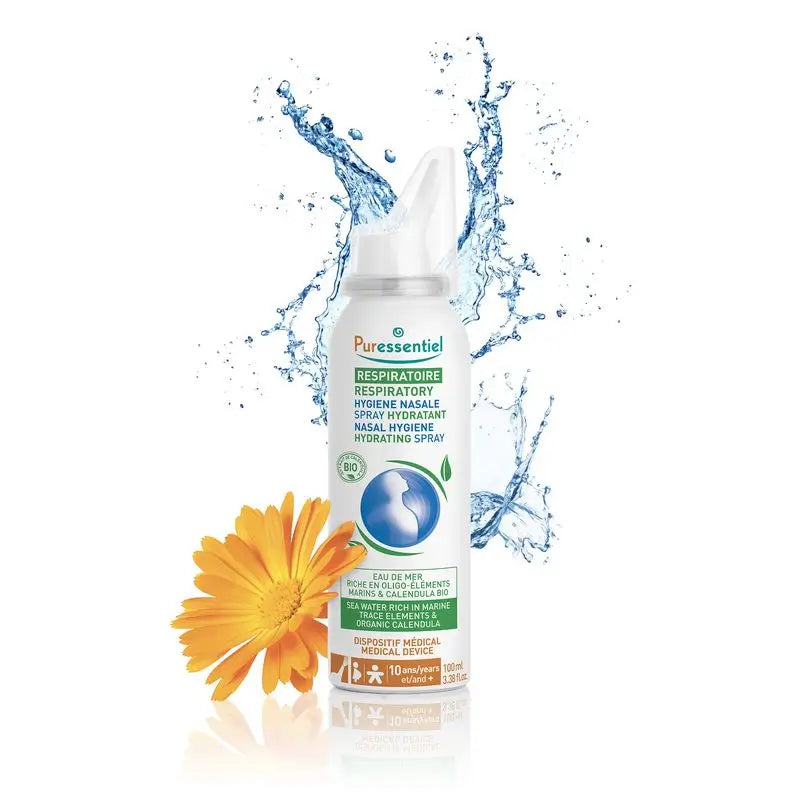 Puressentiel Spray Hydratant pour l'Hygiène Nasale, 100 ml