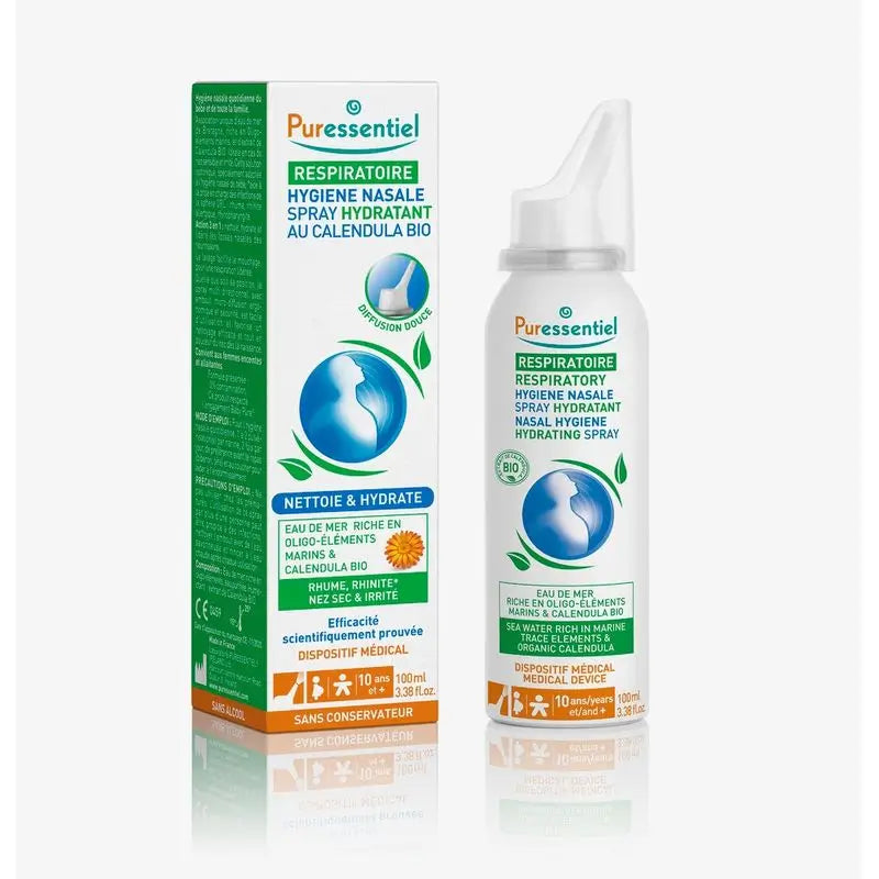 Puressentiel Spray Hydratant pour l'Hygiène Nasale, 100 ml