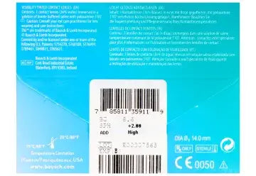 Lentilles mensuelles multifocales Purevision, 3 unités