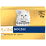 Gourmet Gold Mousse Pescado Oceano Caja 12X85Gr, comida húmeda para gatos