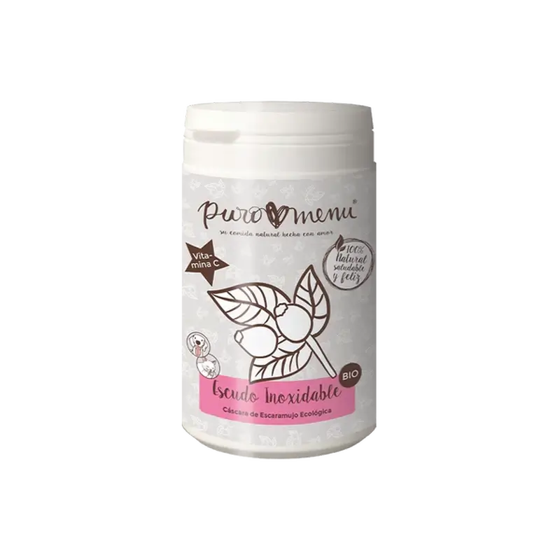 Bouclier en acier inoxydable Puromenu (Rose Hip Peel Bio) , 150 gr