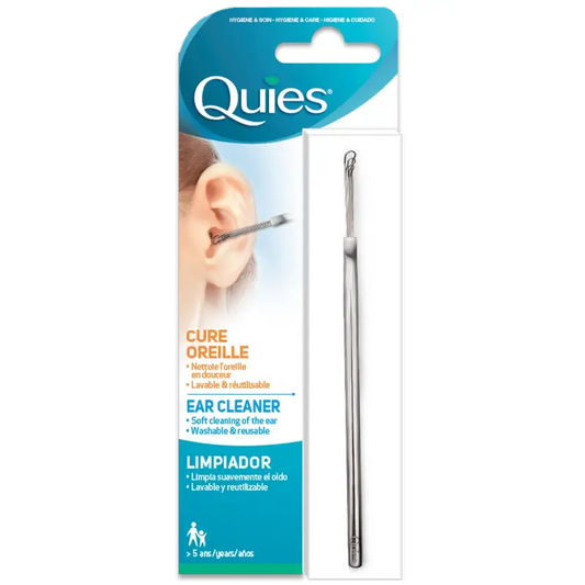 Nettoyeur d'oreilles en acier inoxydable Quies