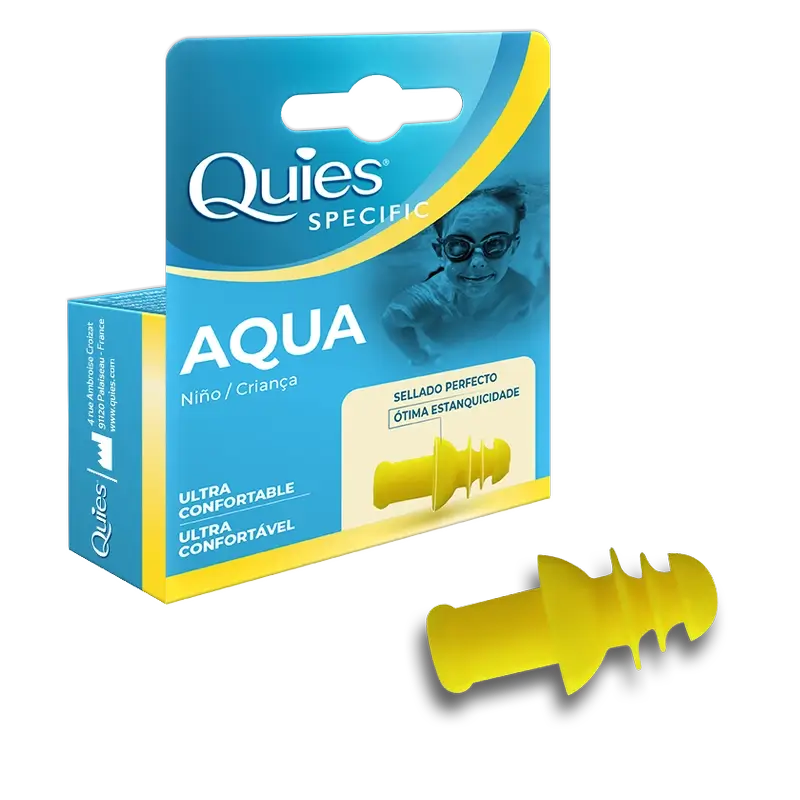 Bouchon d'oreille pour enfant Quies Specifiq Aqua, 1 pc.